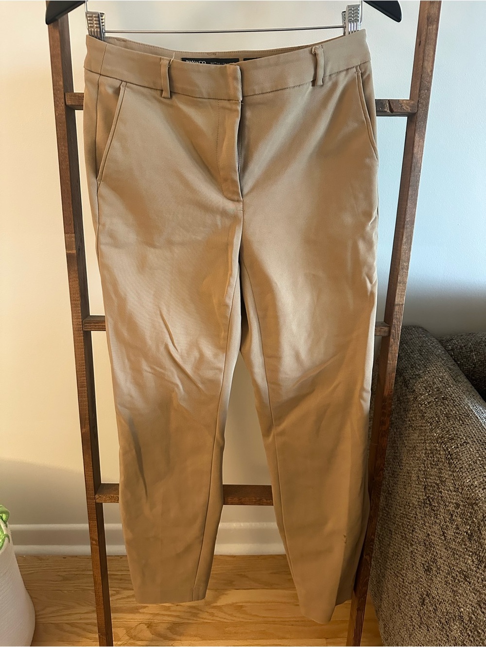 RW&CO. Curvy fit Slim dress pants Khaki Tan
